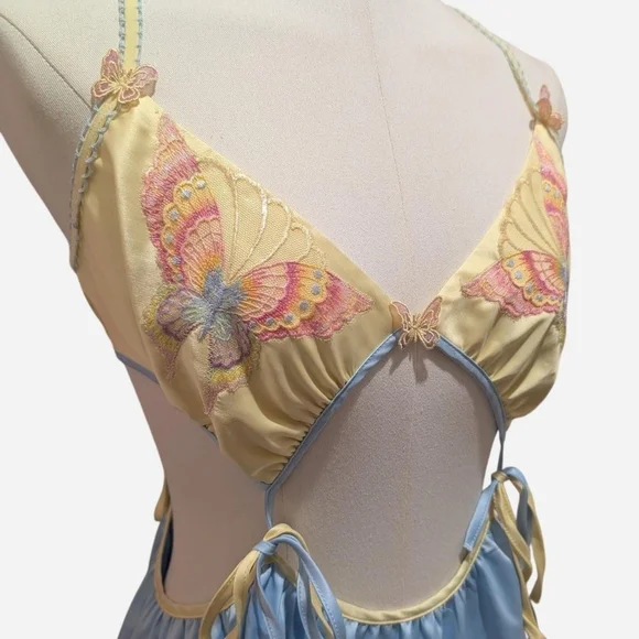 For Love & Lemons Pastel Butterfly Papillon Slip Dress (Large)‼️Open to Offers - Picture 2 of 9